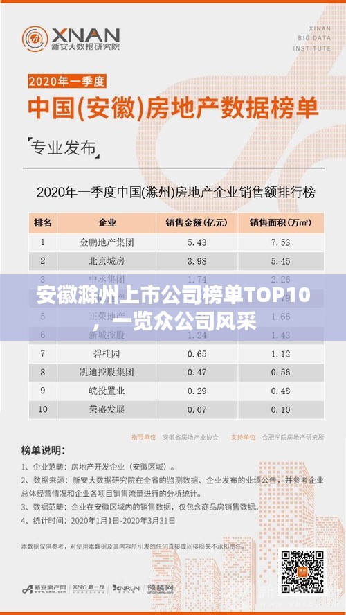 安徽滁州上市公司榜單TOP10，一覽眾公司風(fēng)采