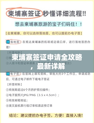 柬埔寨簽證申請(qǐng)全攻略，最新詳解