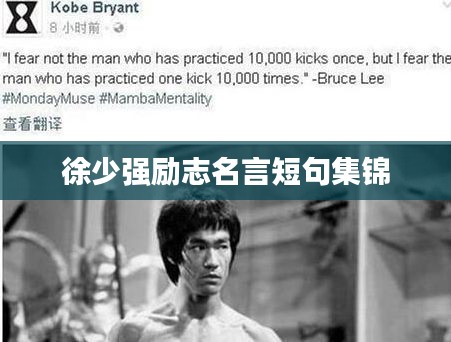 徐少?gòu)?qiáng)勵(lì)志名言短句集錦