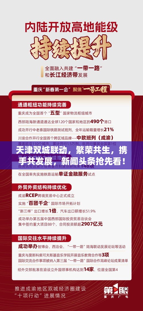 天津雙城聯(lián)動(dòng)，繁榮共生，攜手共發(fā)展，新聞?lì)^條搶先看！