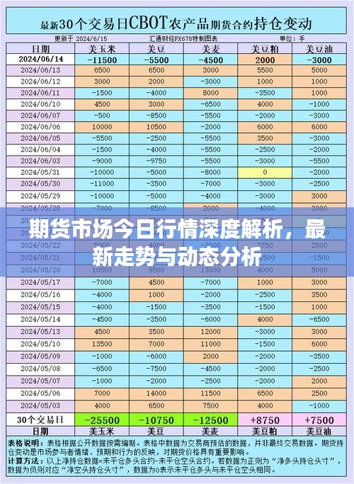 期貨市場(chǎng)今日行情深度解析，最新走勢(shì)與動(dòng)態(tài)分析