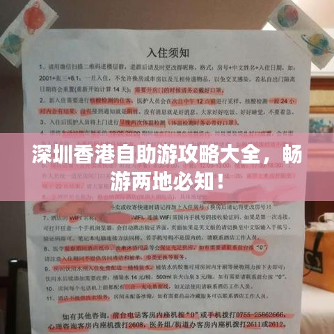 深圳香港自助游攻略大全，暢游兩地必知！
