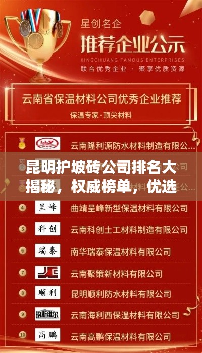 昆明護(hù)坡磚公司排名大揭秘，權(quán)威榜單，優(yōu)選企業(yè)一覽！