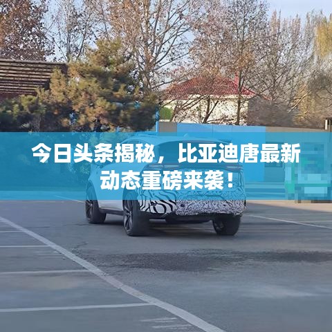 今日頭條揭秘，比亞迪唐最新動(dòng)態(tài)重磅來(lái)襲！