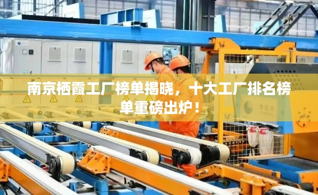 南京棲霞工廠榜單揭曉，十大工廠排名榜單重磅出爐！