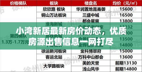 小灣新居最新房價動態(tài)，優(yōu)質(zhì)房源出售信息一網(wǎng)打盡