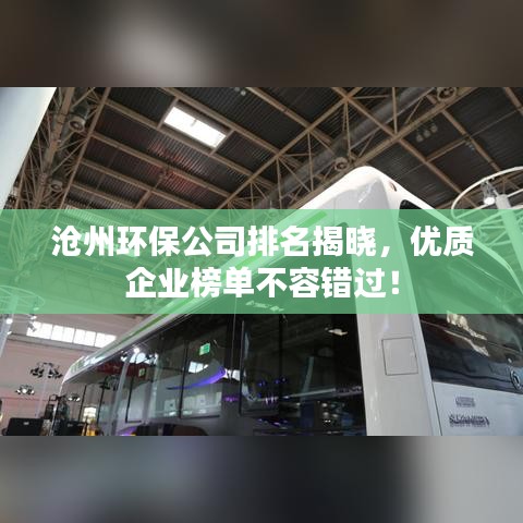 滄州環(huán)保公司排名揭曉，優(yōu)質(zhì)企業(yè)榜單不容錯過！