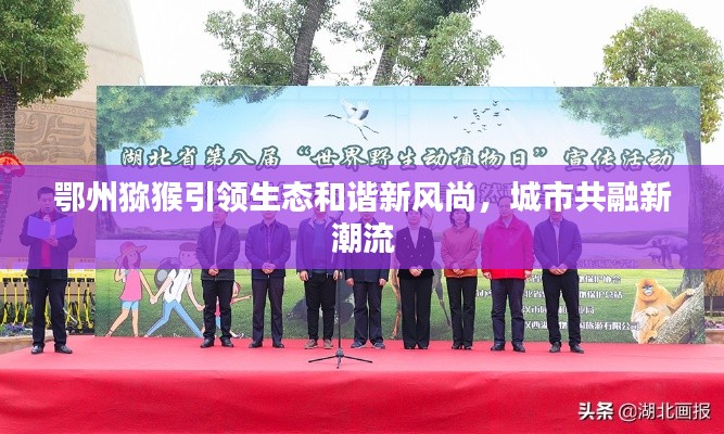 鄂州獼猴引領(lǐng)生態(tài)和諧新風(fēng)尚，城市共融新潮流