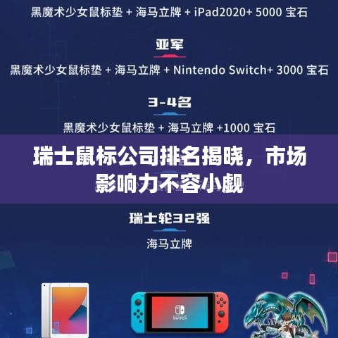 瑞士鼠標(biāo)公司排名揭曉，市場(chǎng)影響力不容小覷